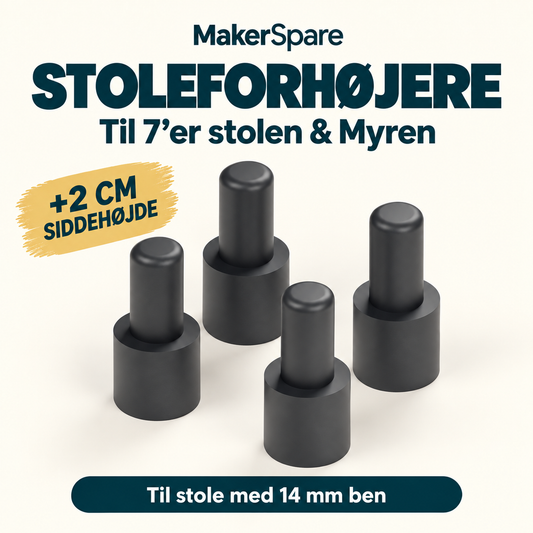 Forhøjer-dupper – Arne Jacobsen (7’er stol & Myren)