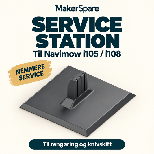 Service station til Navimow i105/i108 – nem service uden ridser